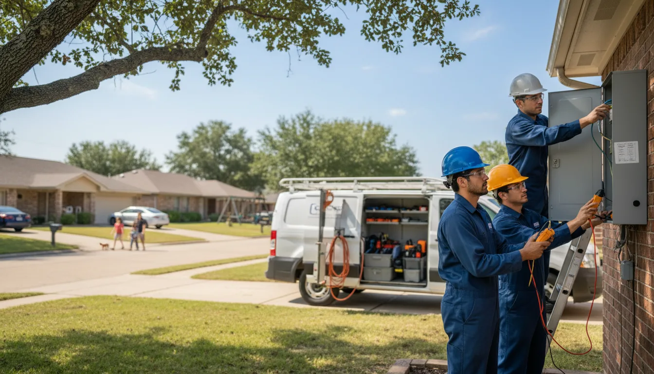 Certified electrician providing emergency electrical services in Valley View, PA